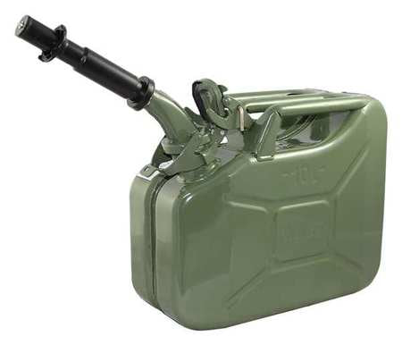 Gas Can,2.5 Gal.,green,include Spout (1