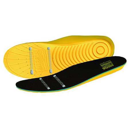 Insole,women 5 To 7,yllw/blk,pr (1 Units