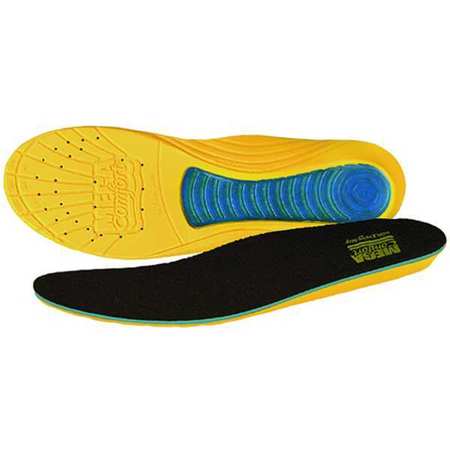 Insole,women 5 To 7,yllw/bl/blk,pr (1 Un