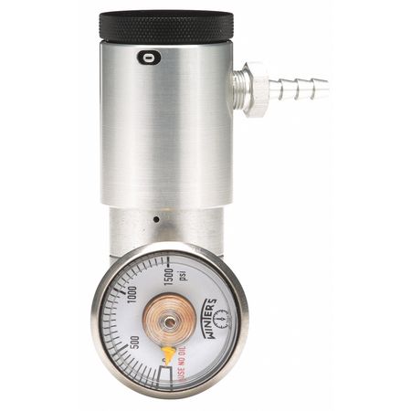 Gas Cylinder Regulator,0.3 To 8.0lpm (1