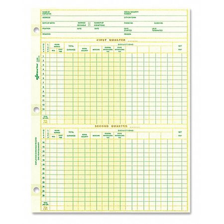 Form,national Payroll Filler Sheets (1 U