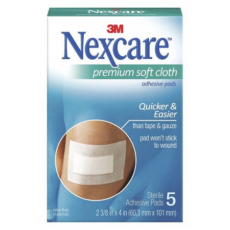 Gauze,adhesive,soft,nexcare,pk3 (2 Units