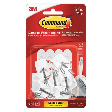 Hook,command,small Wire (1 Units In Ea)