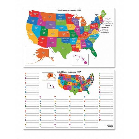 Maps,dryeras,us,2-side,pk25 (1 Units In