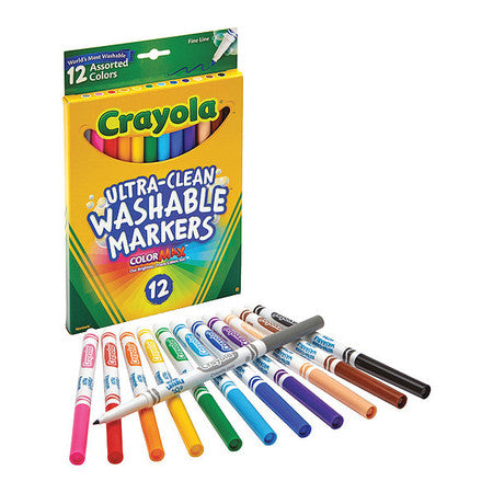 Marker,finetip,wshble,pk12 (2 Units In P