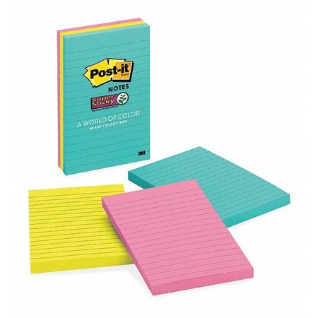 Notes,post-it,sprstck,miami,pk3 (1 Units