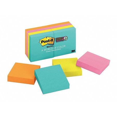 Notes,post-it,sprstck,miami,pk8 (1 Units