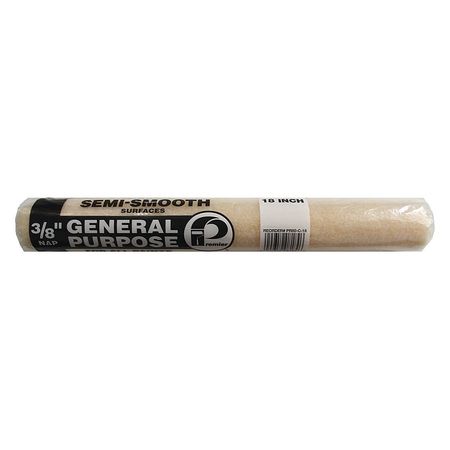 General Purpose Poly Roller,18",3/8" Nap