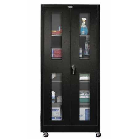 Shelving Cabinet,84" H,48" W,black (1 Un