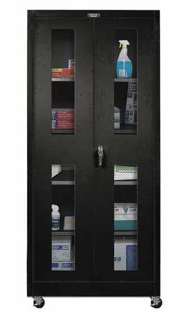 Shelving Cabinet,84" H,36" W,black (1 Un