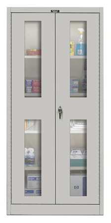 Shelving Cabinet,78" H,36" W,light Gray