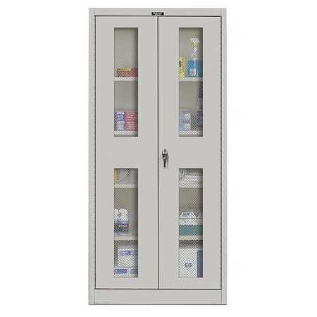 Shelving Cabinet,78" H,36" W,light Gray