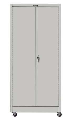 Shelving Cabinet,84" H,48" W,light Gray