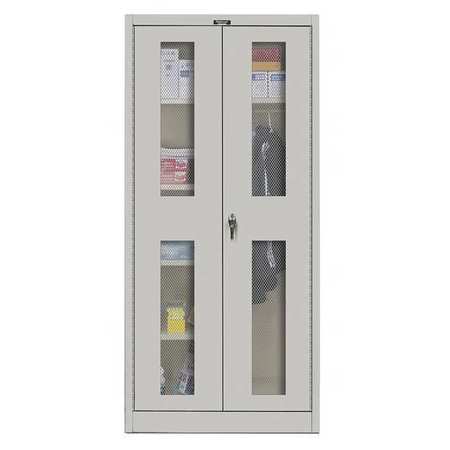 Combo Wardrobe Cab,78"h,36"w,light Gray