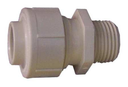 Male Threads Adapter,pvc,100psi@180deg.f