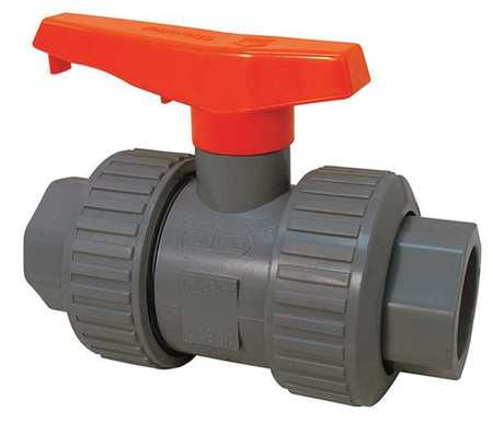 Ball Valve,pvc,1/2in,true Block (1 Units