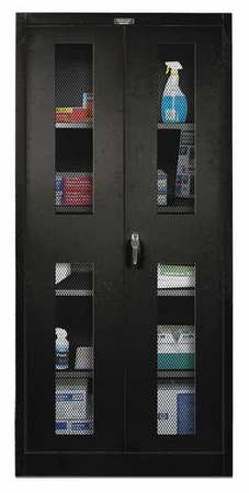 Shelving Cabinet,72" H,36" W,black (1 Un