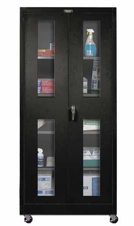 Shelving Cabinet,72" H,48" W,black (1 Un