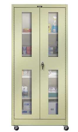 Shelving Cabinet,72" H,36" W,tan (1 Unit