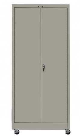 Shelving Cabinet,72" H,36" W,gray (1 Uni