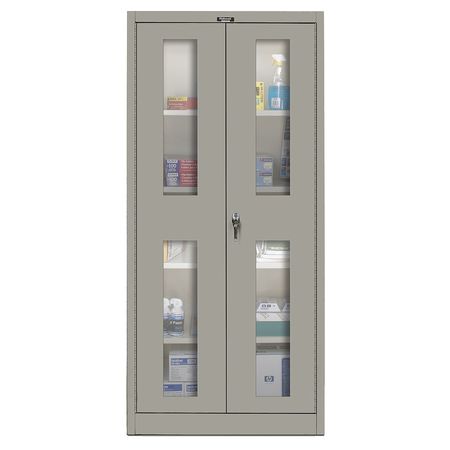 Shelving Cabinet,72" H,36" W,gray (1 Uni