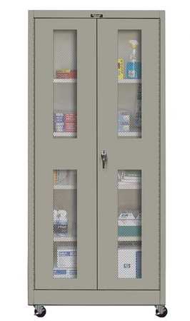 Shelving Cabinet,72" H,48" W,gray (1 Uni