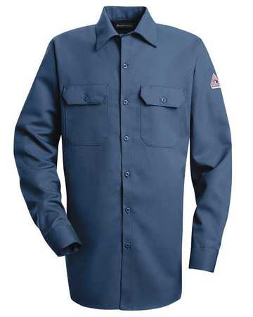 Fr Long Sleeve Shirt,button,navy,lt (1 U