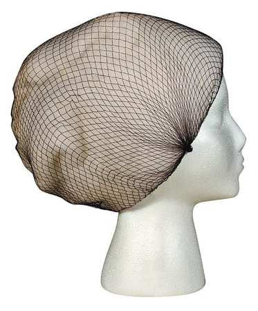 Hairnet,l,24 In Dia,nylon,brown,pk144 (1