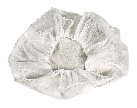 Bouffant Cap,24in Dia,polyprop,wht,pk100