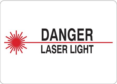 Danger Sign,10 In. H X 14 In. W,alum. (1