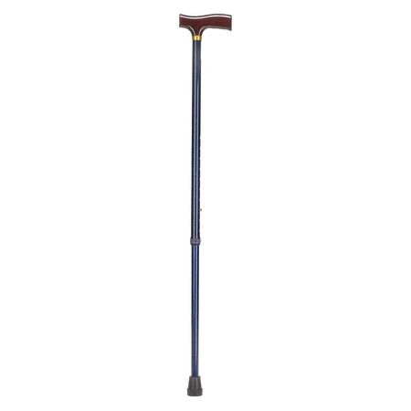 Adjustable Cane,derby-top,wood,blue Ice