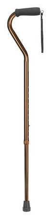 Adjustable Cane,offset,30-19/64in,bronze