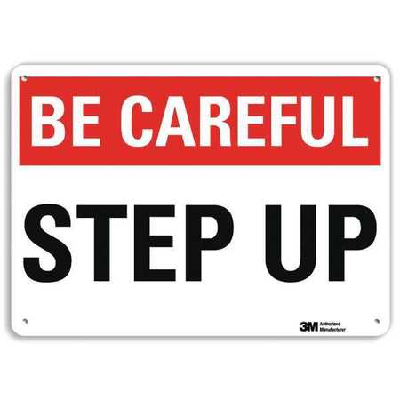 Be Careful Sign,10" W,7" H,0.040" Thick