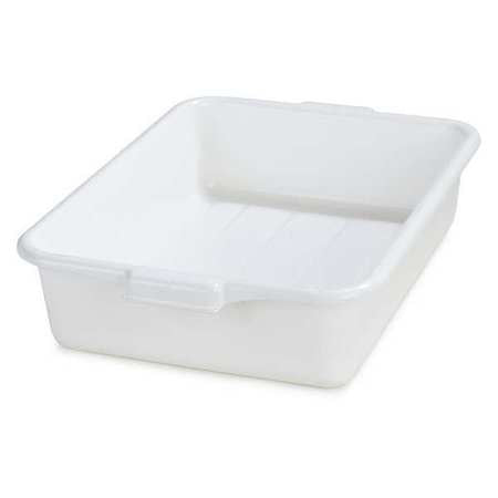 Tote Box,20in L X 15 In W X 5 In H,white