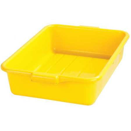 Tote Box,20in L X 15in W X 5 In H,yellow