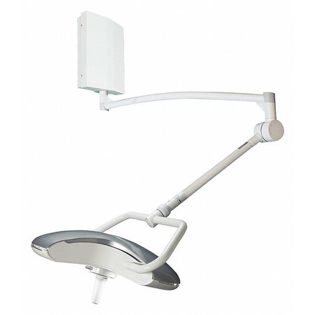 Exam Light,wall,84w,61in. Arm L,9.83 Ft