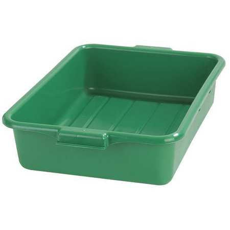 Tote Box,20in L X 15 In W X 5 In H,green