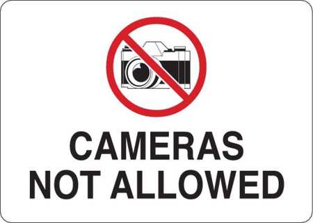 Security Sign,cameras Not Allowed,pl (1