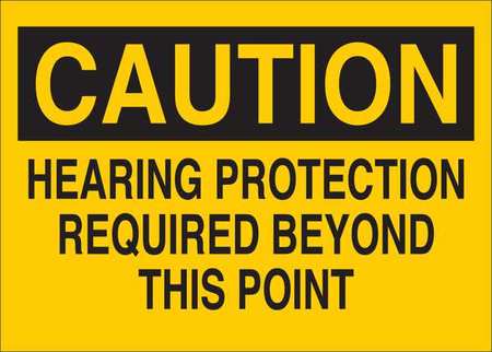 Caution Sign,hearing Prt,txt,srfc,pl (1