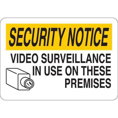 Security Sign,security Notice Video,pl (