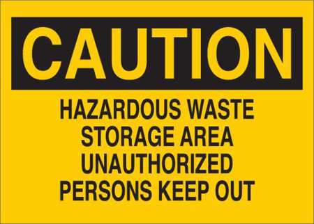 Caution Sign,hazardous Waste,txt,srfc,al