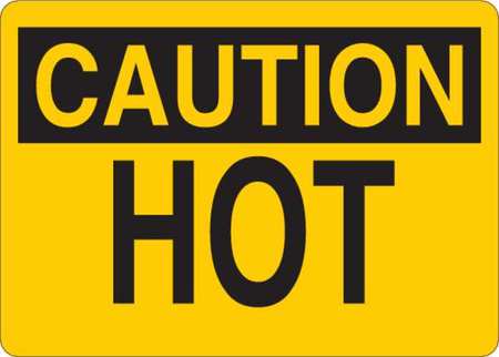 Caution Sign,vinyl,hot,7 In. W,english (