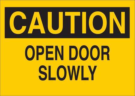 Caution Sign,open Door Slwly,txt,srfc,pl