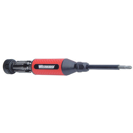 Multi-bit Screwdriver,12-in-1,8-1/2" (1