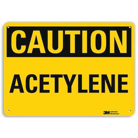 Caution Sign,10" W,7" H,0.040" Thick (1