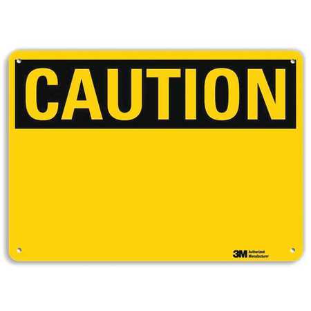 Caution Sign,10" W,7" H,0.040" Thick (1