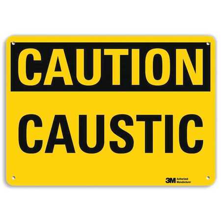 Caution Sign,10" W,7" H,0.040" Thick (1