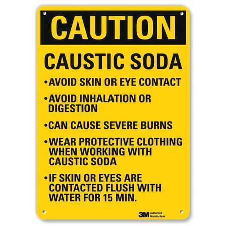 Caution Sign,10" W,14" H,0.040" Thick (1