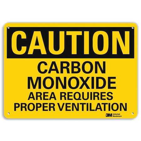 Caution Sign,10" W,7" H,0.040" Thick (1