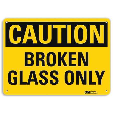 Caution Sign,10" W,7" H,0.040" Thick (1